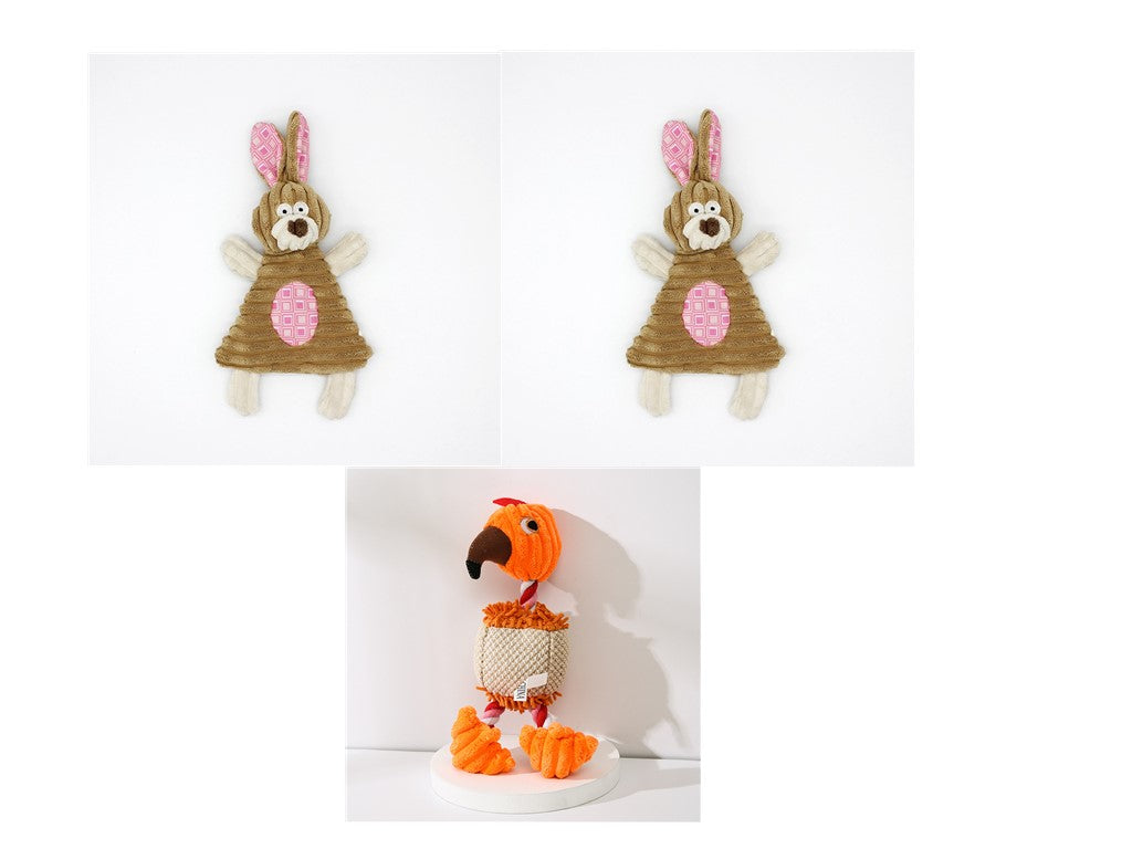 Crufty Donkey Squeaky Plush Dog Toy