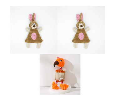 Crufty Donkey Squeaky Plush Dog Toy