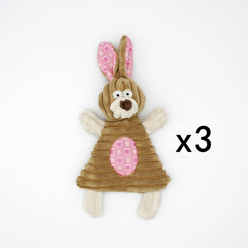 Crufty Donkey Squeaky Plush Dog Toy