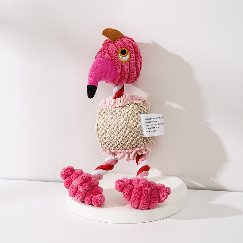 Crufty Donkey Squeaky Plush Dog Toy