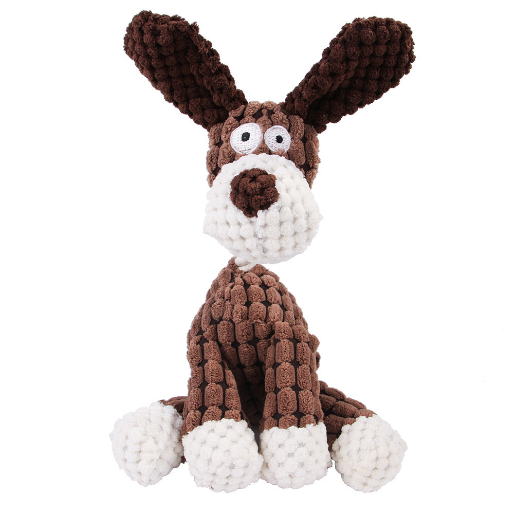 Crufty Donkey Squeaky Plush Dog Toy