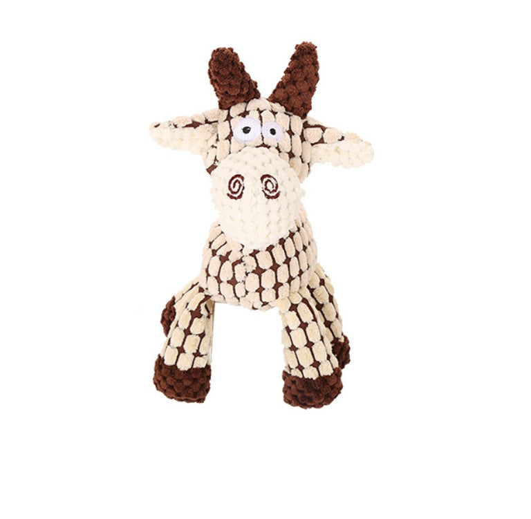Crufty Donkey Squeaky Plush Dog Toy