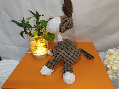 Crufty Donkey Squeaky Plush Dog Toy
