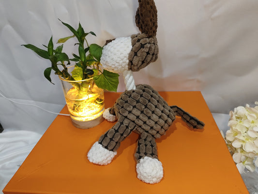 Crufty Donkey Squeaky Plush Dog Toy