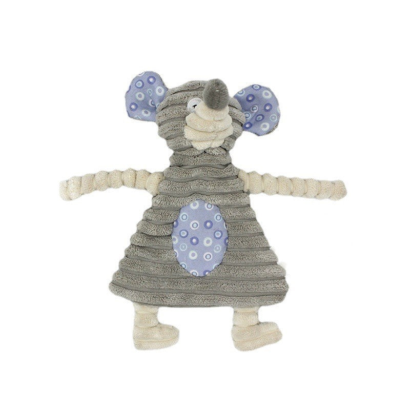 Crufty Donkey Squeaky Plush Dog Toy