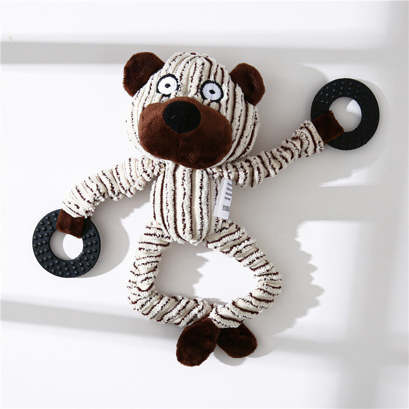 Crufty Donkey Squeaky Plush Dog Toy
