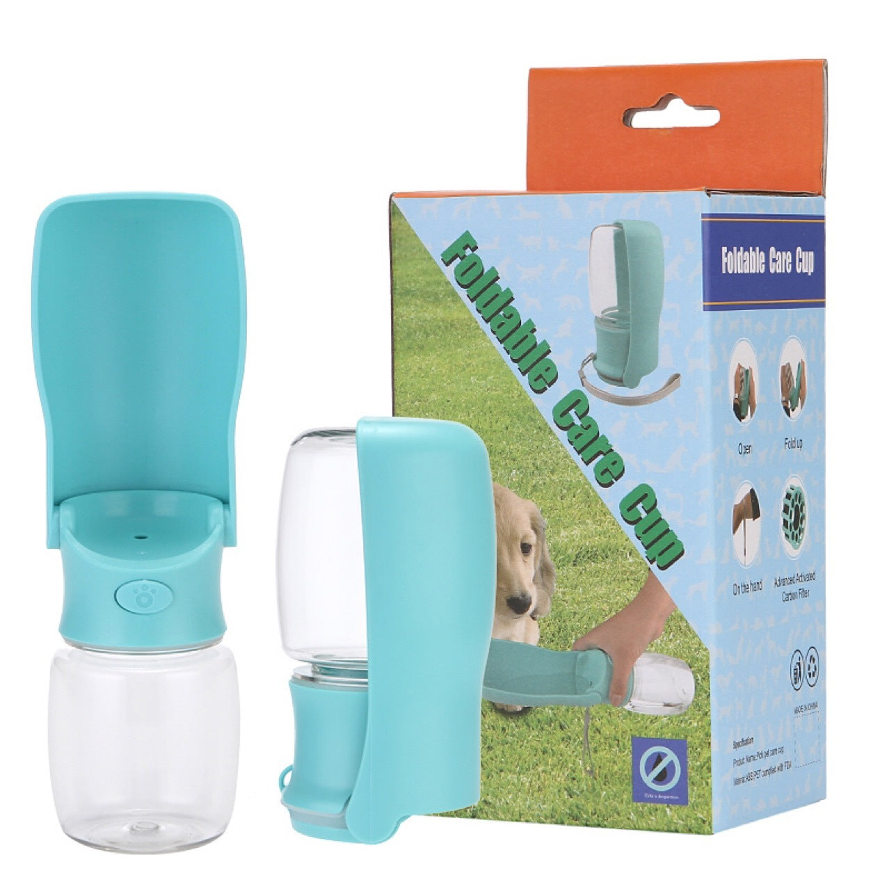 Crufty FlexSip — Foldable Dog Water Bottle & Dispenser