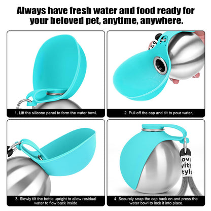 Crufty Stainless Travel Dog Bottle
