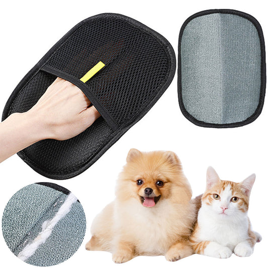 Crufty PawClean deshedding grooming glove for dogs and cats
