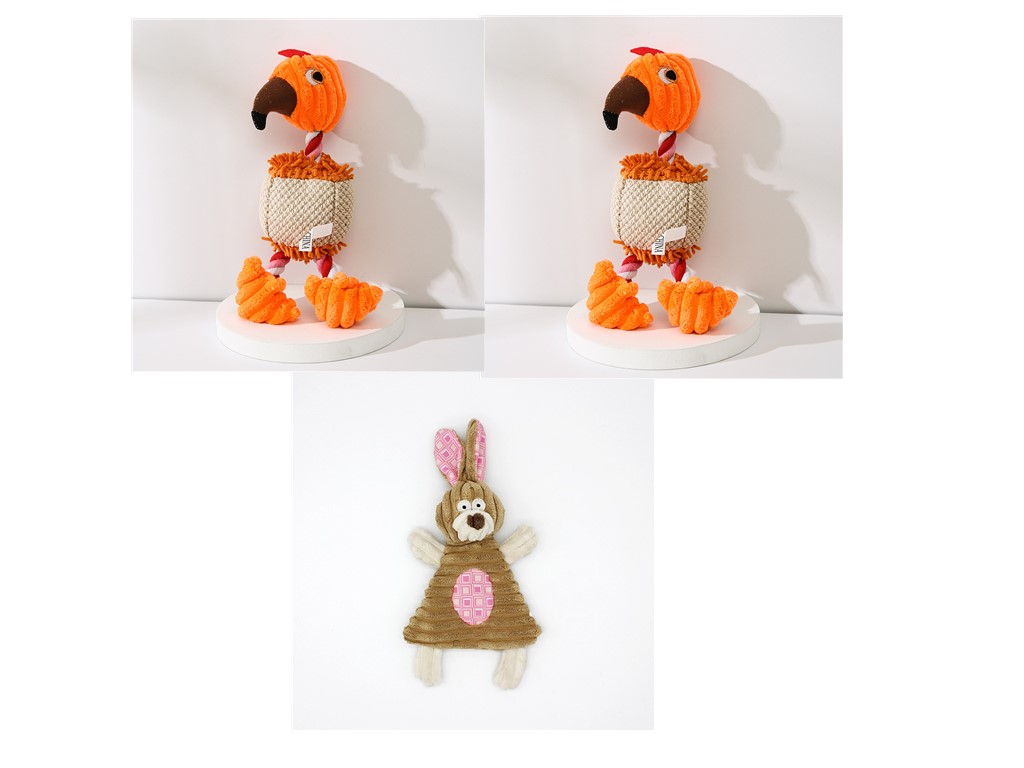 Crufty Donkey Squeaky Plush Dog Toy
