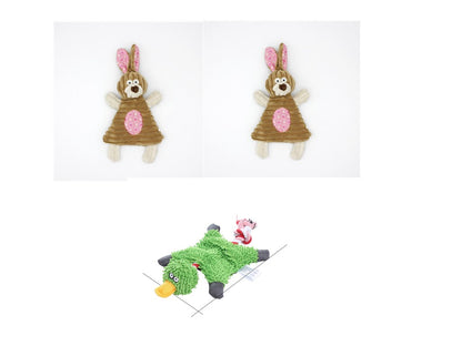 Crufty Donkey Squeaky Plush Dog Toy