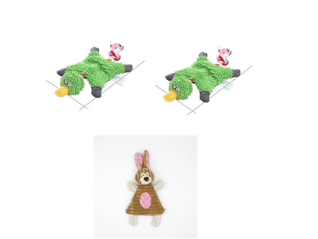 Crufty Donkey Squeaky Plush Dog Toy