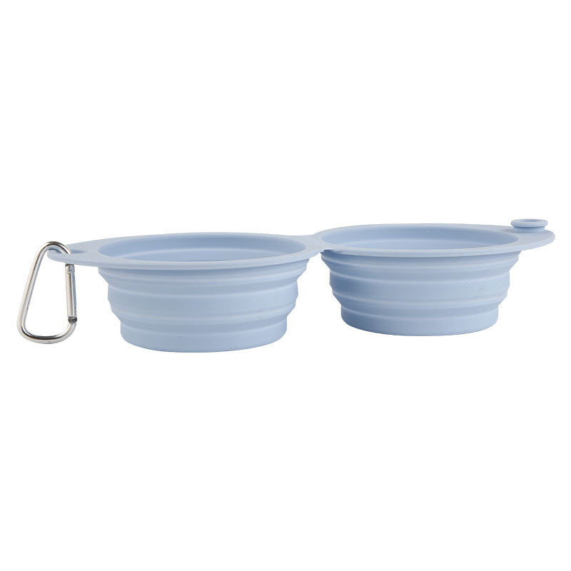 Crufty FoldBowl — Collapsible Silicone Pet Bowl for Travel