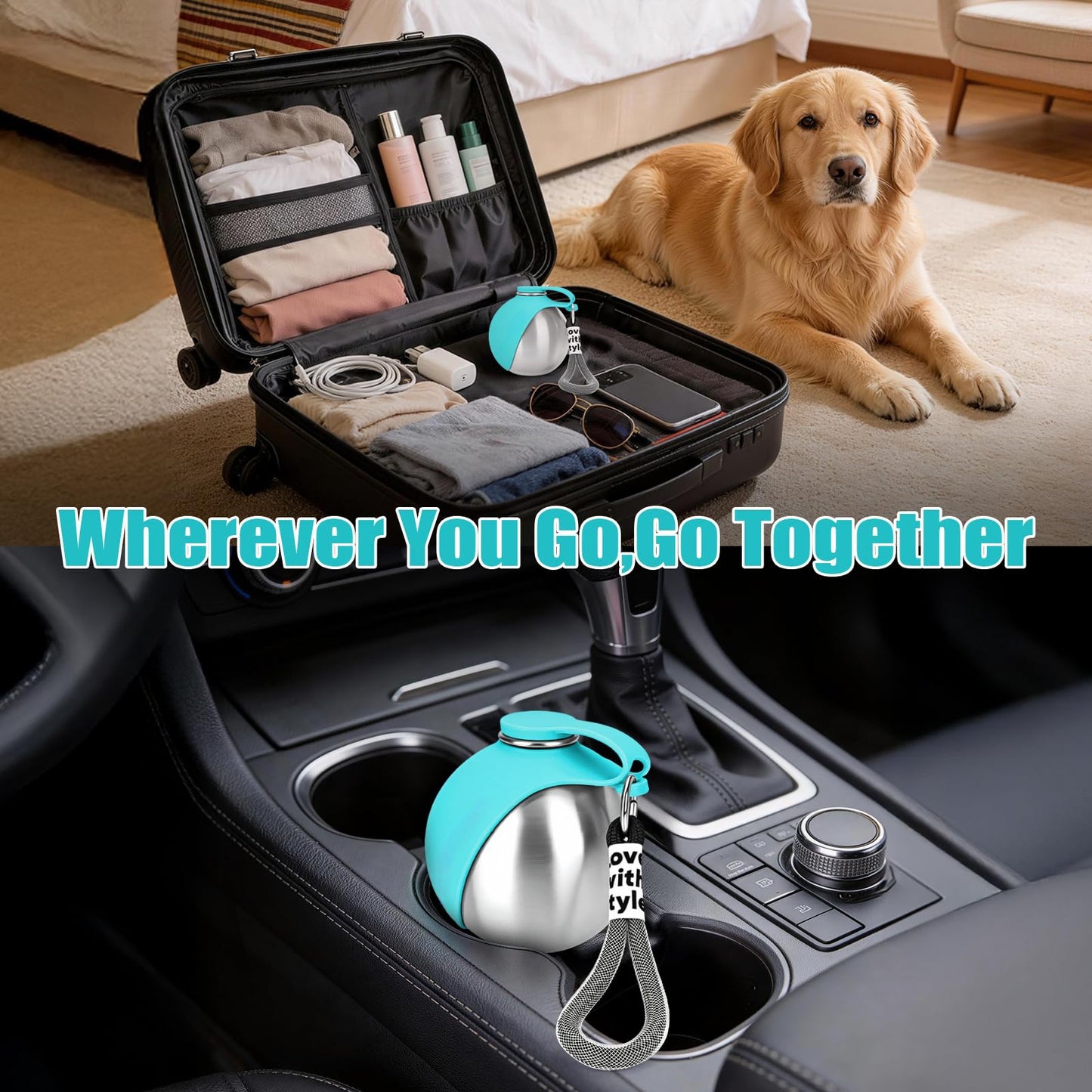 Crufty Stainless Travel Dog Bottle