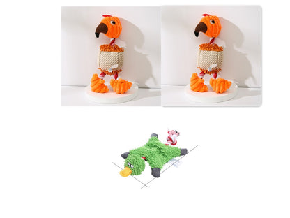 Crufty Donkey Squeaky Plush Dog Toy