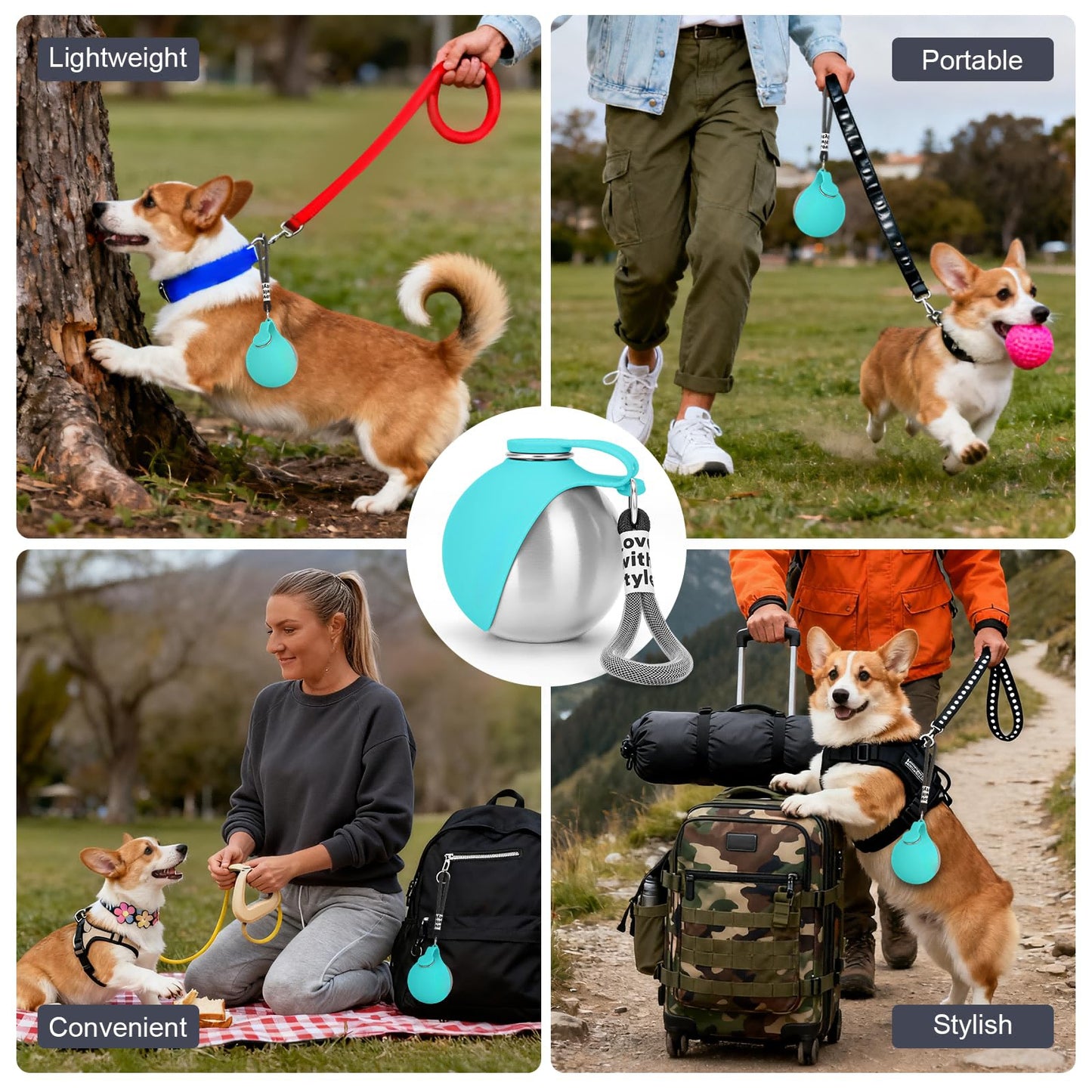 Crufty Stainless Travel Dog Bottle