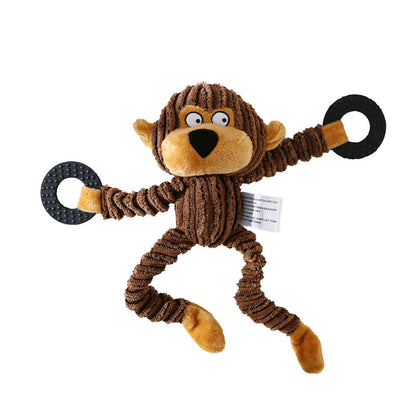 Crufty Donkey Squeaky Plush Dog Toy