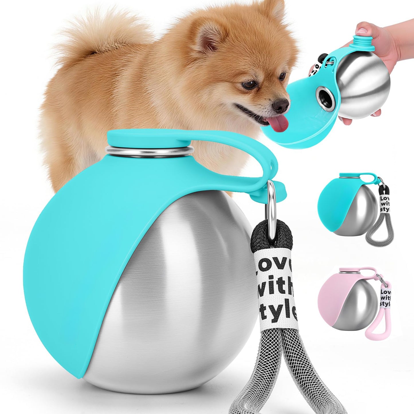Crufty Stainless Travel Dog Bottle