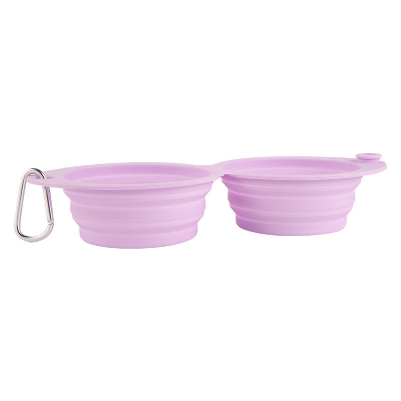 Crufty FoldBowl — Collapsible Silicone Pet Bowl for Travel